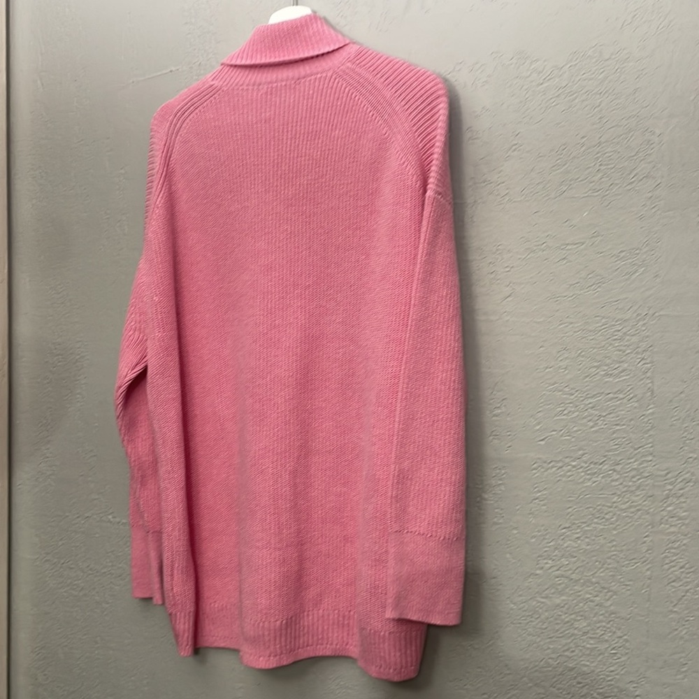 J crew Ribbed cotton-cashmere relaxed turtleneck sweater - Picture 8 of 9